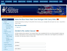 Tablet Screenshot of justicecaucus.org